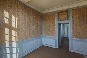 appartement met alcove en oude textilia
