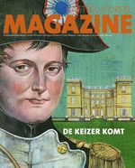 cover magazine met tekening Napoleon met hoed en kasteel op achtergrond